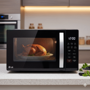 LG 32L Charcoal Convection Microwave Oven MJEN326UHW